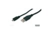 ASSMANN Kabel połączeniowy USB 2.0 HighSpeed Typ USB A/micro USB B M/M czarny 1m           USB B M/M czarny 1m