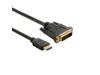 4world Kabel DVI-D (24+1) - HDMI (19) | M/M | 1,8m | czarny