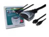 Digitus Mini KVM switch 2PC, HDMI, USB, audio, 1920x1200, 1080p, 1,2m