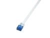LogiLink Patch Cable płaski CAT5e U-UTP, 0,5m, biały