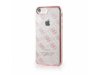 GUESS Etui GUHCP7TR4GRG hardcase iPhone 7 różowe złoto 4G transparent