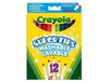 Crayola Flamastry Supertips Pastelowe 12 szt