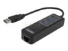 Adapter Unitek USB 3.0-Gigabit + hub 3x USB3.0 Y-3045