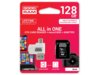 Karta pamięci MicroSDXC GOODRAM 128GB All in one - microCARD class 10 UHS I + adapter + OTG card reader USB/microUSB 2.0
