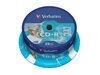 CD-R Verbatim 52x 700MB (Cake 25) WIDE PRINTABLE