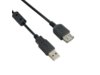 4World Kabel USB Przedłużacz 2.0 AM-AF 3m Ferr
