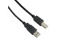 4World Kabel USB 2.0 A-B M/M 5 Ferryt|black