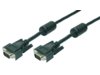 LogiLink Kabel danych m/m VGA 2x Ferryt, 10m
