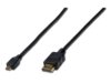 Kabel micro HDMI Highspeed Eth. 1.4  Full HD Typ D/A, M/M 1m