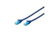 Patch cord DIGITUS UTP kat. 5e 1m PVC niebieski