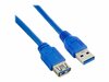 4World Kabel USB 3.0 AM-AF 0.5m|blue