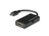 Adapter MHL micro USB (M) do HDMI (F) SAVIO CL-32 Czarny