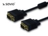 Kabel VGA (M) – VGA (M) ekranowany +2 feryty SAVIO CL-50 5m
