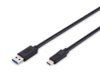 ASSMANN Kabel połączeniowy USB 2.0 HighSpeed Typ USB A/USB C M/M czarny 1,8m