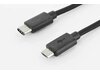 ASSMANN Kabel połączeniowy USB 2.0 HighSpeed Typ USB C/microUSB B M/M czarny 1,8m