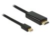 Kabel mini Displayport M -> HDMI 3M Delock