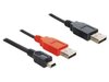 Kabel USB MINI 2.0 BM-2X AM 30 CM DELOCK