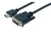 ASSMANN Kabel adapter HDMI 1.3 Standard Typ HDMI A/DVI-D (18+1) M/M czarny 2m