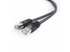 Gembird Patch cord kat.5e 0.5M FTP black