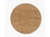 NAGA Okrągła drewniana tablica magnetyczna złoty dąb 45cm