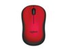 Logitech M220 Silent Mouse Czerwony     910-004880