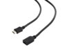 Przedłużacz HDMI Gembird A-A M/F V1.4 high speed Ethernet 0.5M 