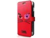 Karl Lagerfeld Etui book iPhone 7 KLFLBKP7CL2RE czerwony CHOUPETTE IN LOVE