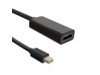 Adapter Qoltec Mini DisplayPort męski / HDMI A żeński 1080p | 0,2m