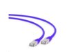 Patch cord S/FTP kat. 6A 1 m fioletowy LSZH Gembird