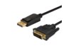 Kabel DisplayPort do DVI SAVIO CL-106 1,8m Czarny