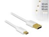 Delock Kabel USB Micro AM-MBM5P 2.0 0.3m 0.6m 0.9m biały