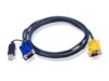 Kabel KVM Aten 2L-5206UP ( SVGA, USB typ A - HD15 M-M 6m czarny )