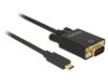 Delock Kabel USB-C -> VGA M/M 2m (tryb alternatywny DP)
