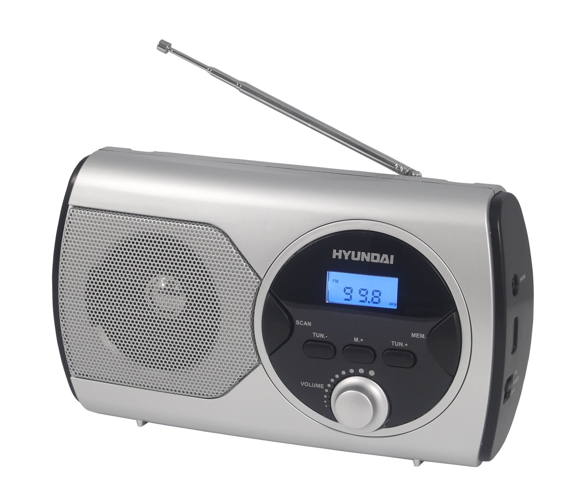 Radio Hyundai PR 570PLLS Srebrny