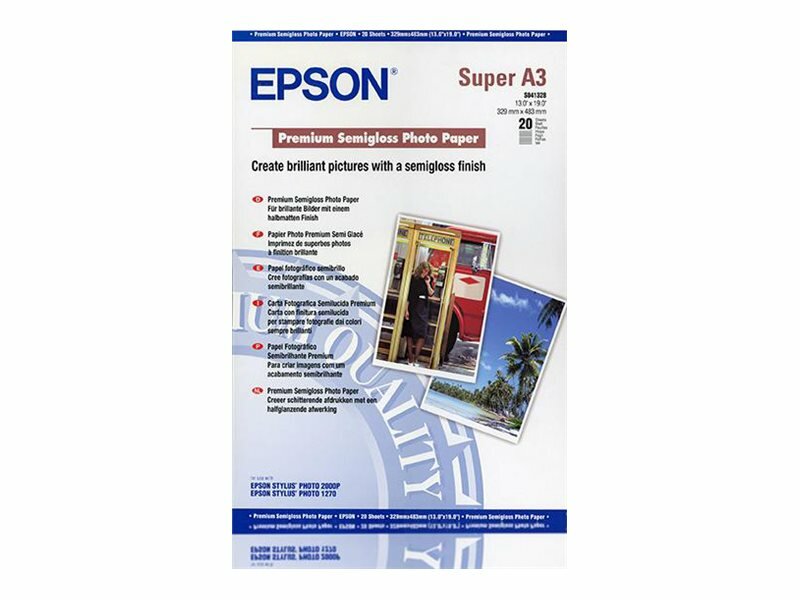 Papier fotograficzny Epson C13S041328 20 arkuszy frontem