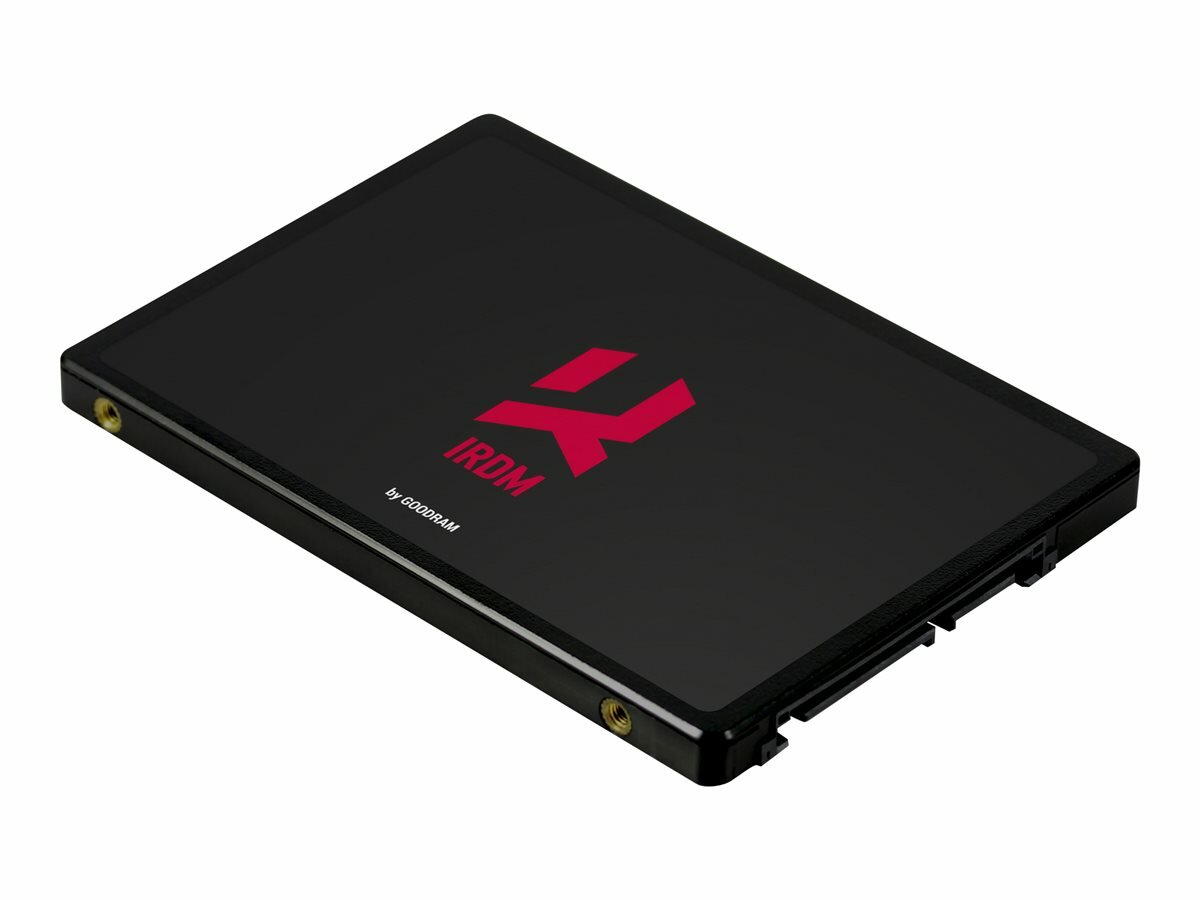 Dysk SSD Goodram IRDM 120GB IR-SSDPR-S25A-120 dysk leżący na płastko, skierowany w prawo