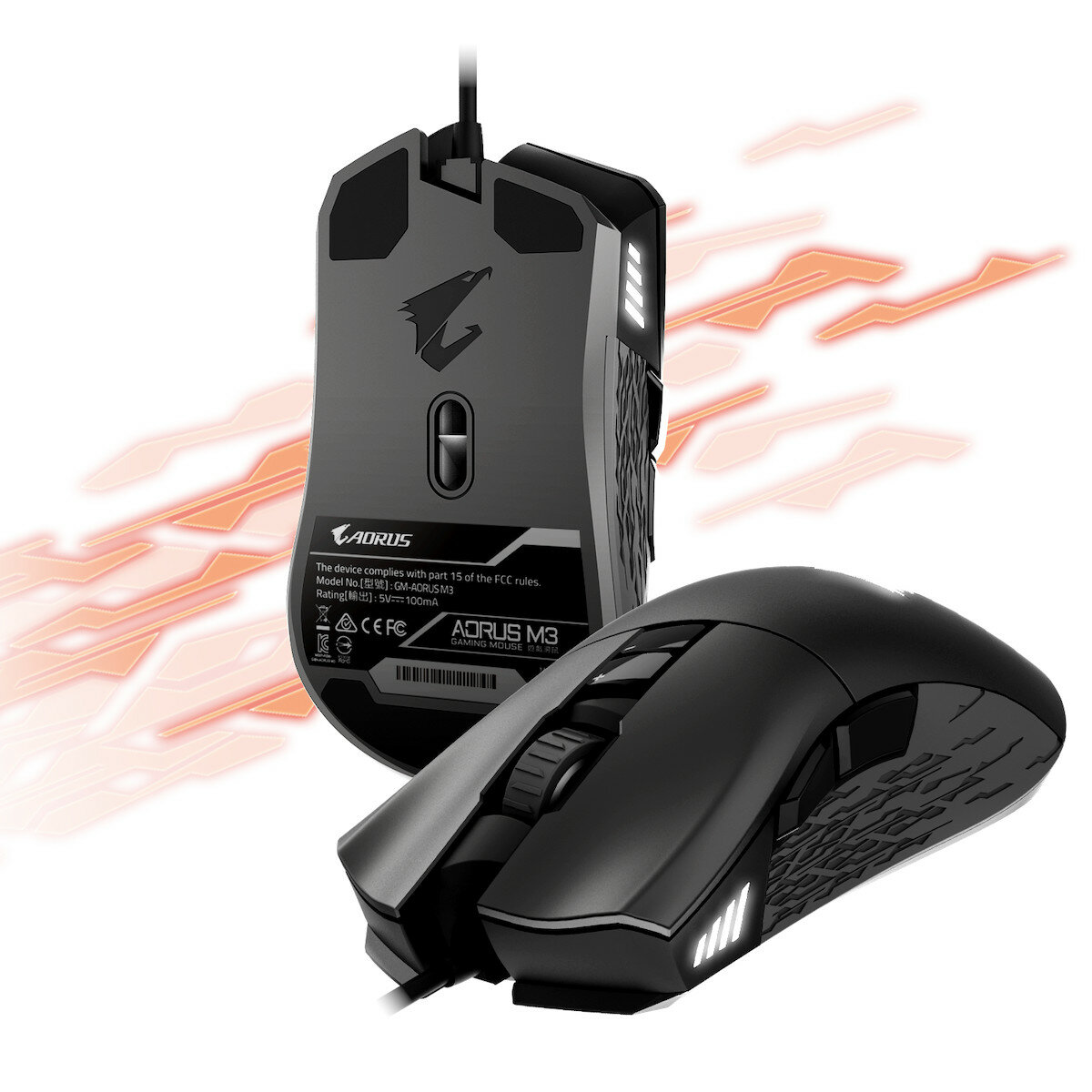  Mysz Gigabyte AORUS M3 Gaming USB dwie myszy