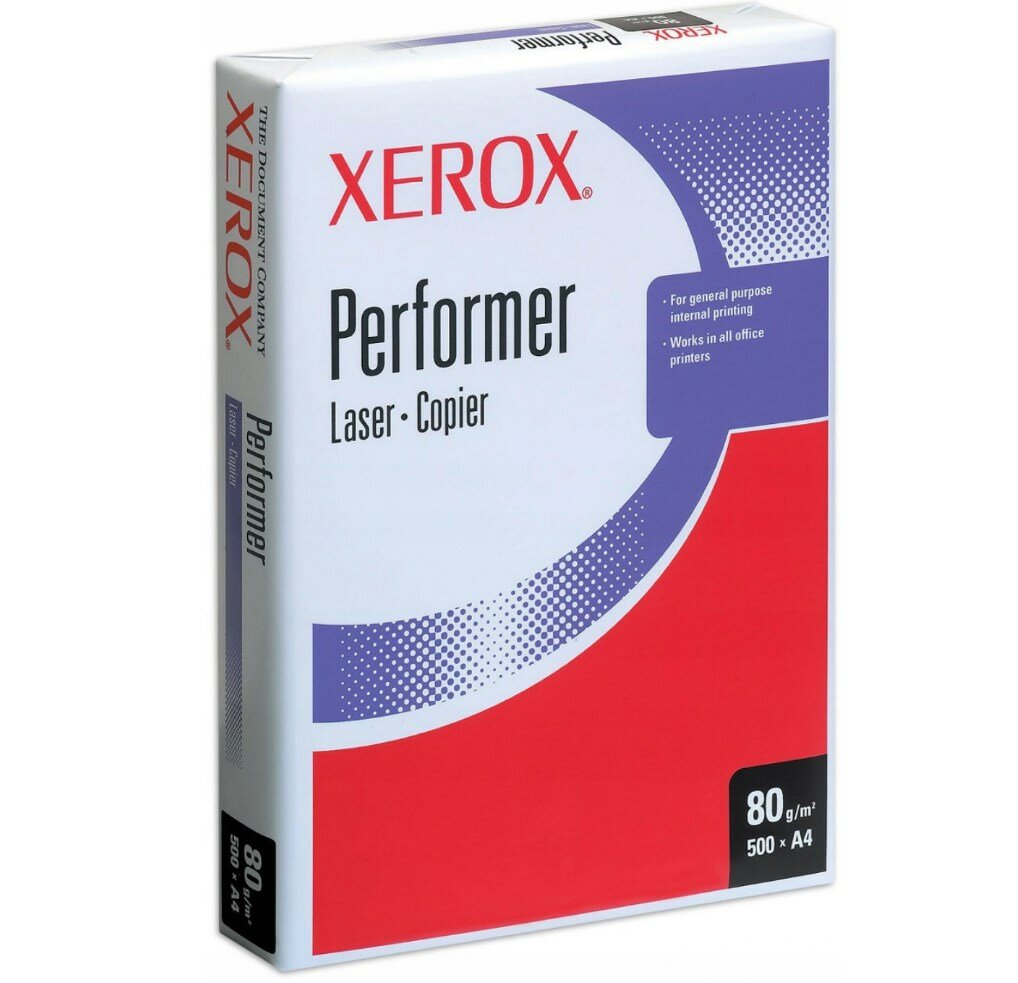 Ryza papieru Xerox Performer3R90649 front biały