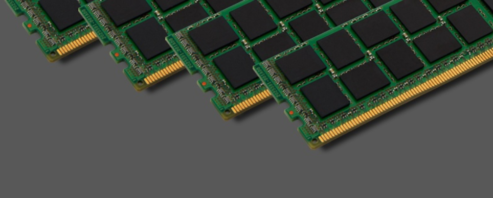 Pamięć RAM KINGSTON 32GB DDR4 2666MHz Module widok na cztery kości