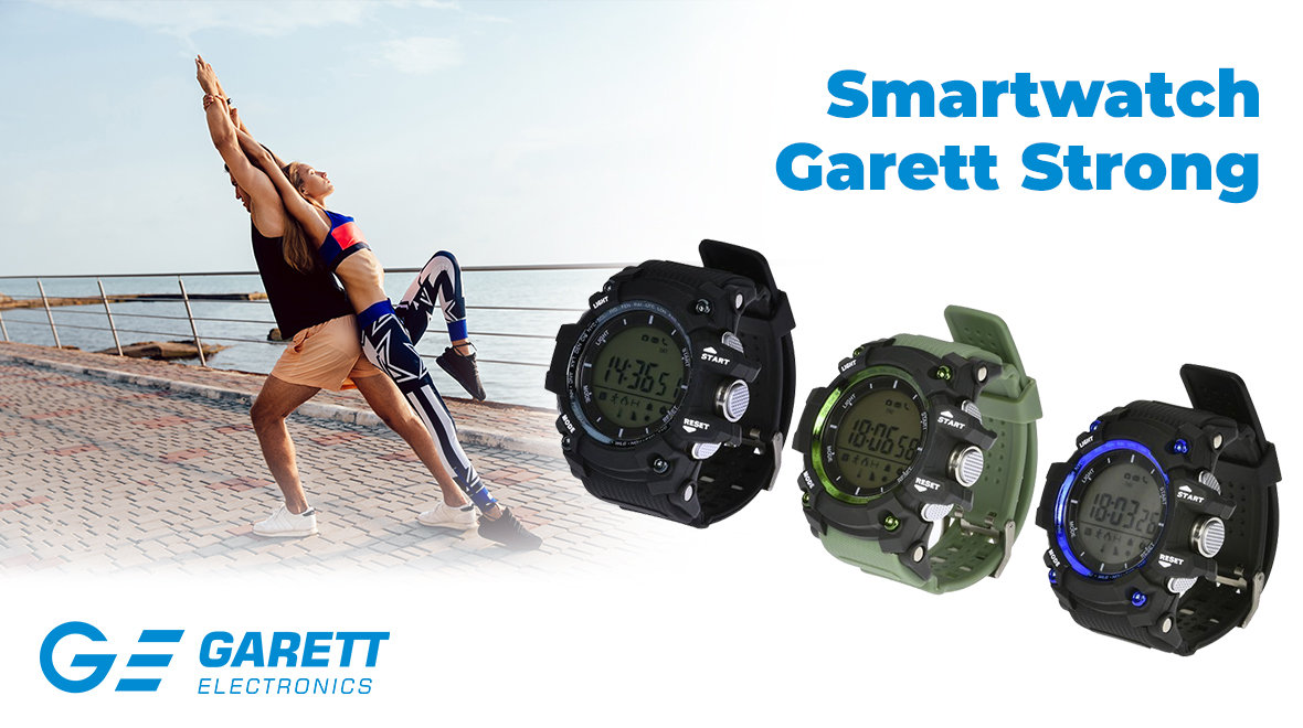 Smartwatch Garett Strong czarny.