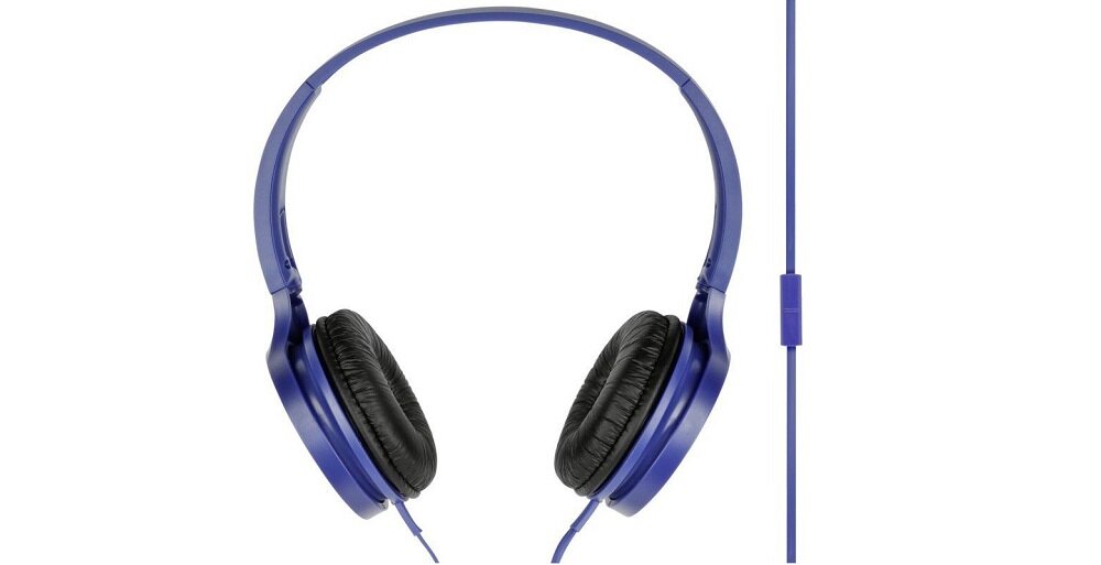 Słuchawki Panasonic RP-HF100ME-A widok na słuchawki od przodu
