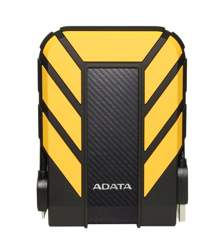 Zewnętrzny dysk twardy Adata HD710 Pro AHD710P-2TU31-CYL 2TB front Zółty