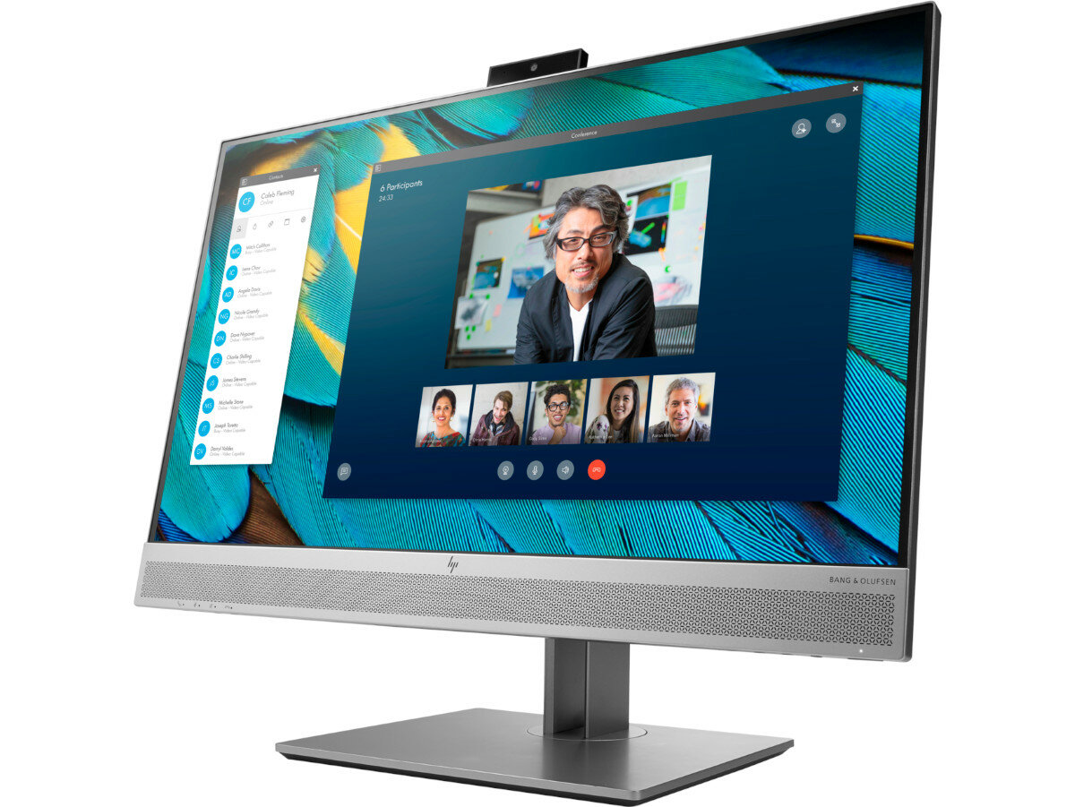 Monitor HP EliteDisplay E243m lewy bok