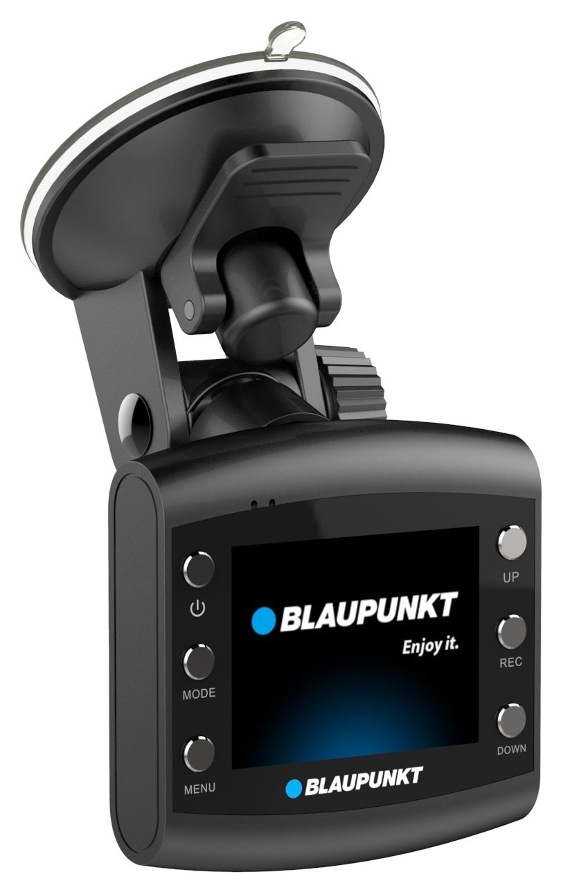 Wideorejestrator Blaupunkt BP 2.1 FHD wyświetlacz od przodu skierowany w prawą stronę
