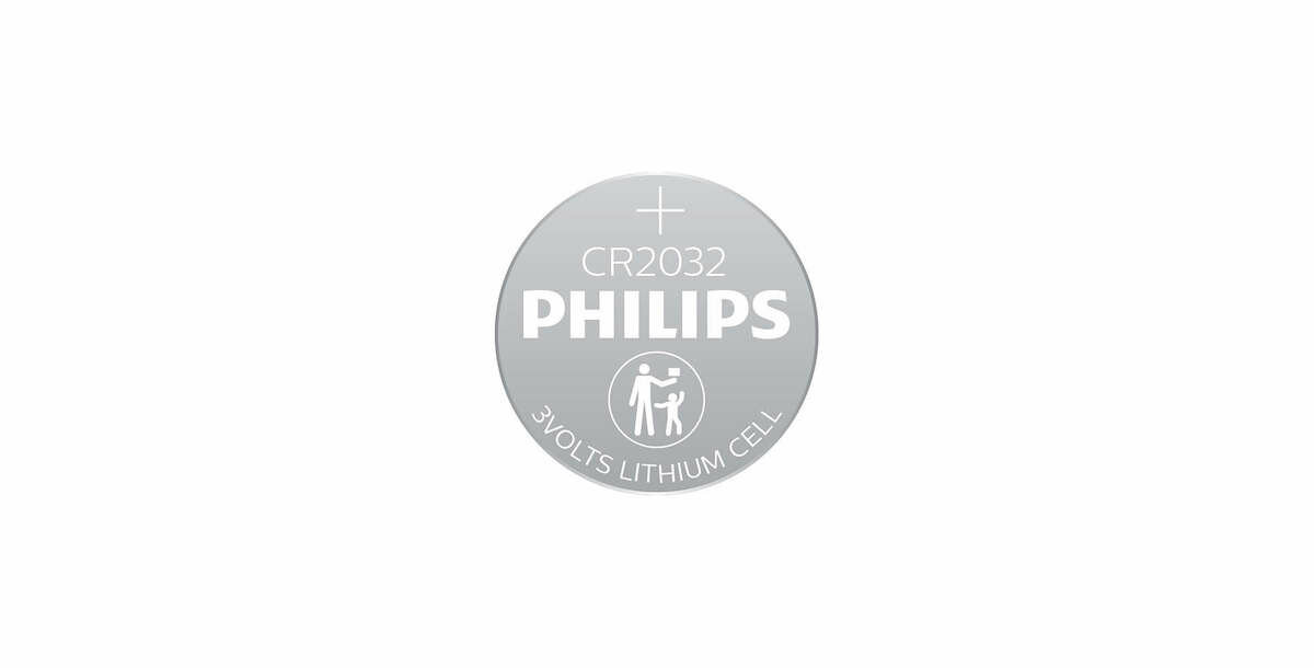 Bateria Philips CR2032 V3 front