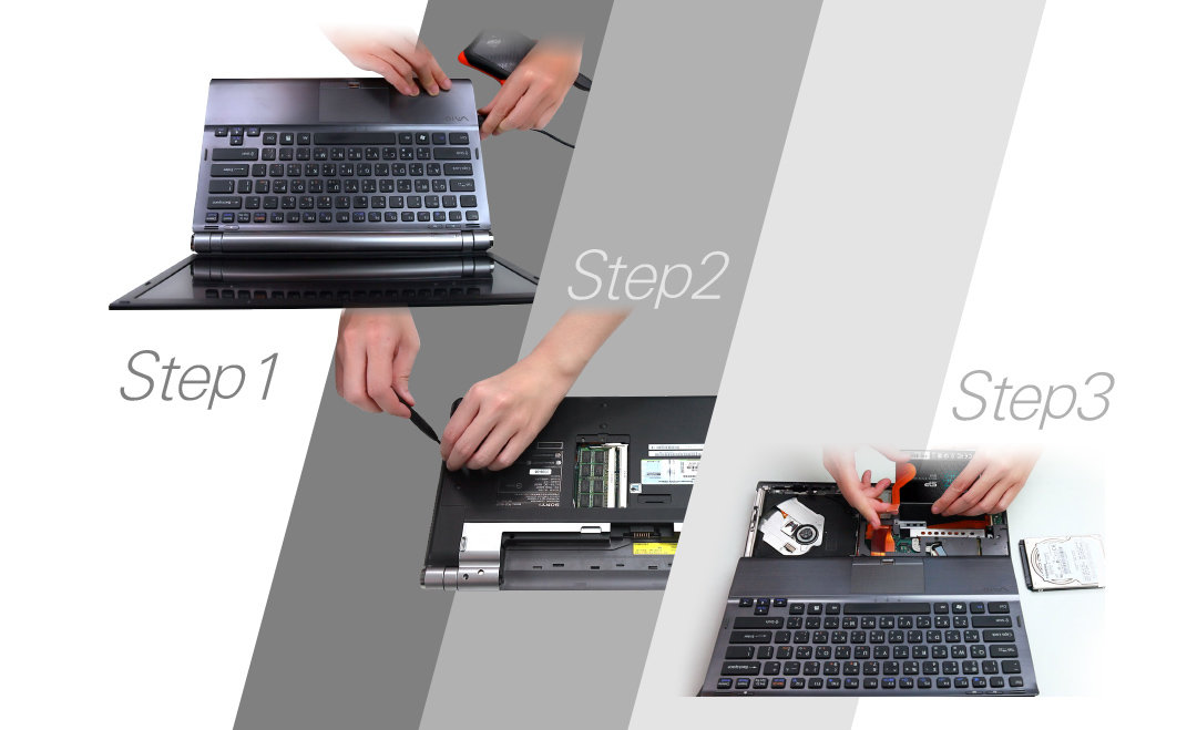 Dysk SSD Silicon Power A55 512GB instrukcja montażu dysku w laptopie