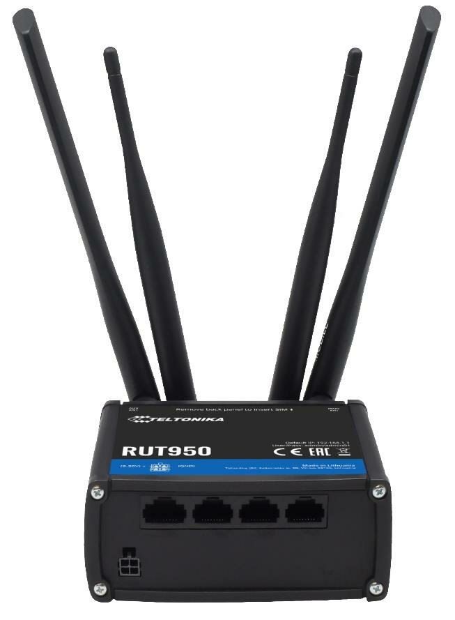 Router bezprzewodowy Teltonika RUT950 z przodu