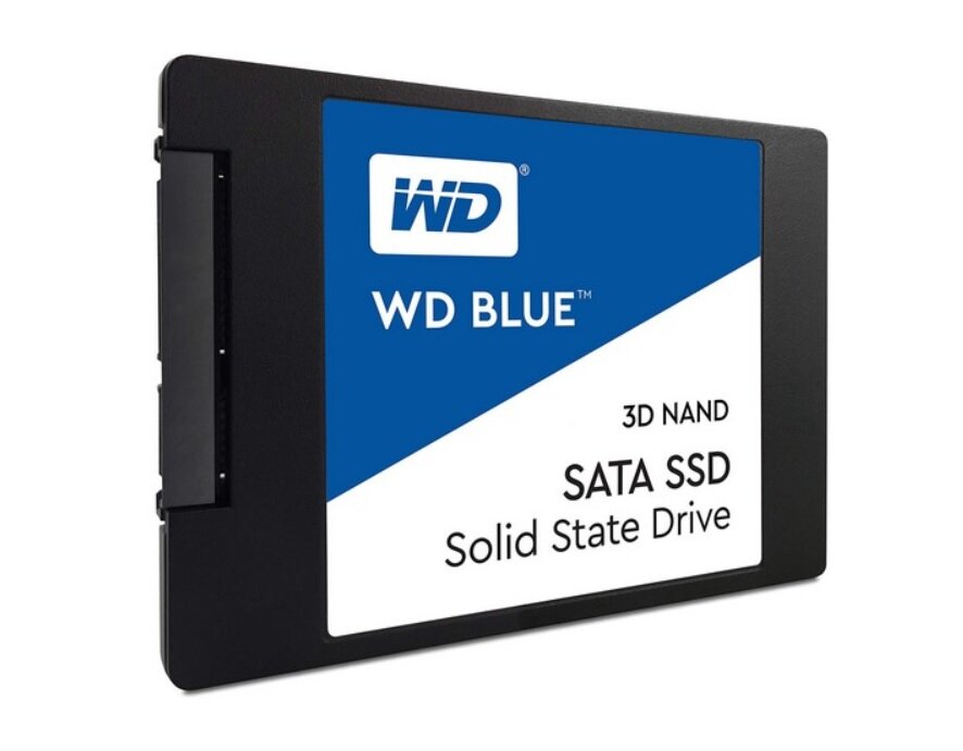 Dysk Western Digital Blue 3D Nand SSD 2TB pod kątem