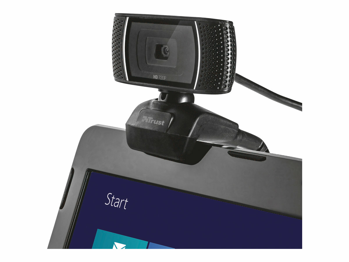 Kamera internetowa Trust Trino HD Video 1280x720 px kamera na laptopie