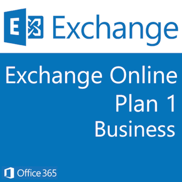 Microsoft Exchange online plan 1 Subskrypcja 1 rok frontem